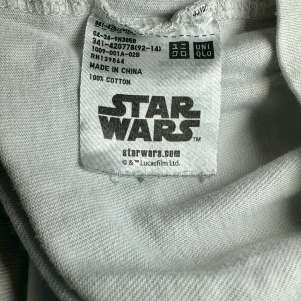 UNIQLO STAR WARS MANDALORIAN BOBA FETT YOU JOIN US T SHIRT Size XL - Picture 7 of 8